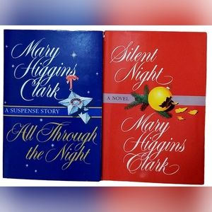 🎄"Queen of Suspense"Mary Higgins Clark 🎄Christmas Novels Set‎ of 2ea